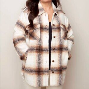 Charlie B Plaid Jacket